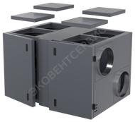Компактные приточно-вытяжные установки  ZPVR-N 3200 UE/W ЕС